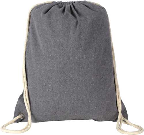 Newchurch Eco Recycled Cotton 6.5oz (220gsm) Drawstring Backpack